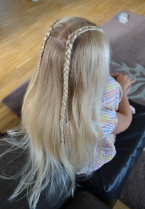 two dutch lace braids back to school hair