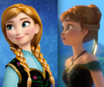 Disney Frozen: Anna hair