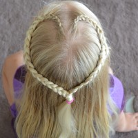 Valentine's day braids