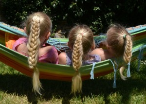 Sister braids, mermaid braid ponytail