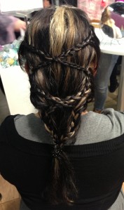 micro braids, lace braids, zigzag braid